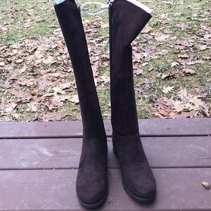 6 1/2 tall boots maroon